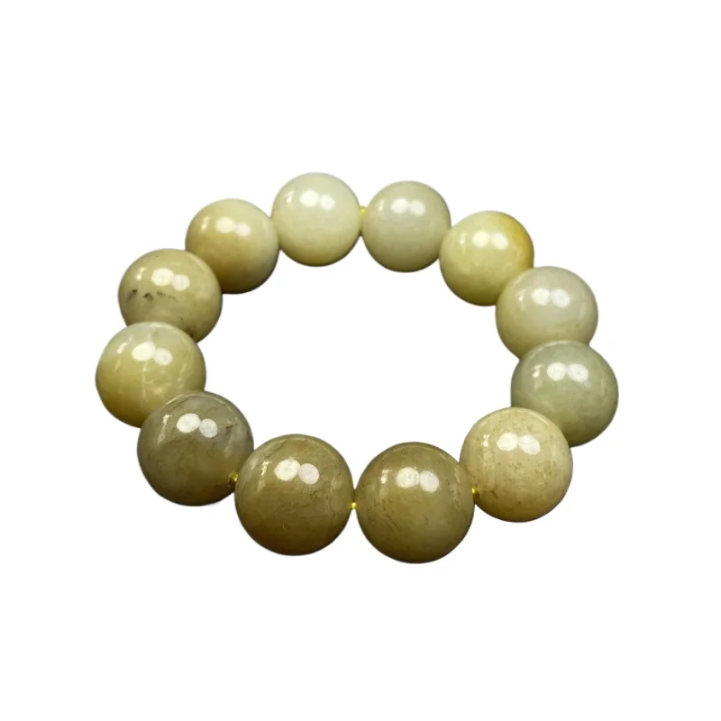 Hetian Jade Qiemo сахарный браслет для мужчин и женщин простой из натурального нефрита с