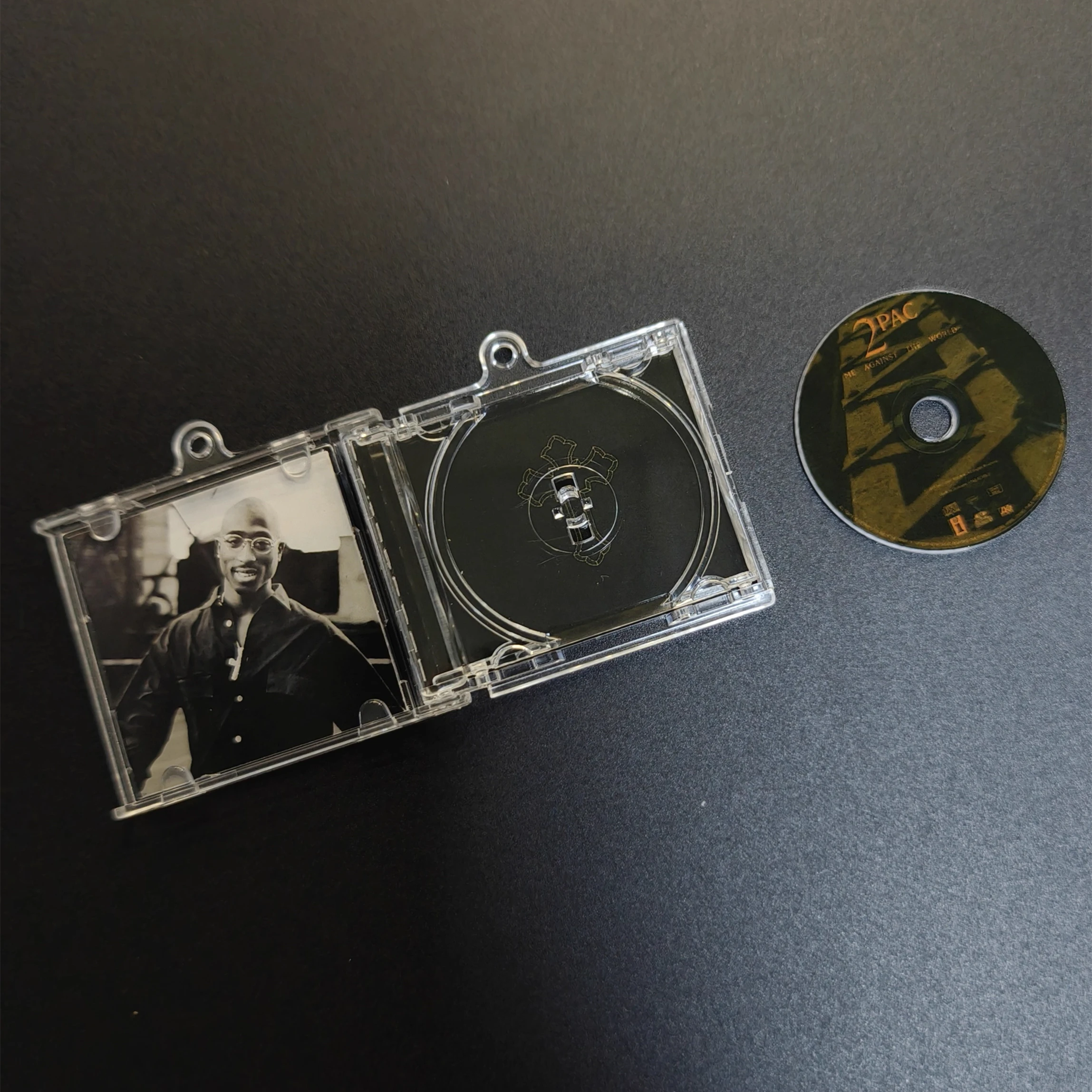 Gangsta Rap Makaveli 2pac MINI Music CD NFC Брелок для ключей Play Song All Eyez on Me Альбом Me Against The World Брелок для косплея Подвеска (art.: 3920cb82ace2a) - 3920cb82ace2a