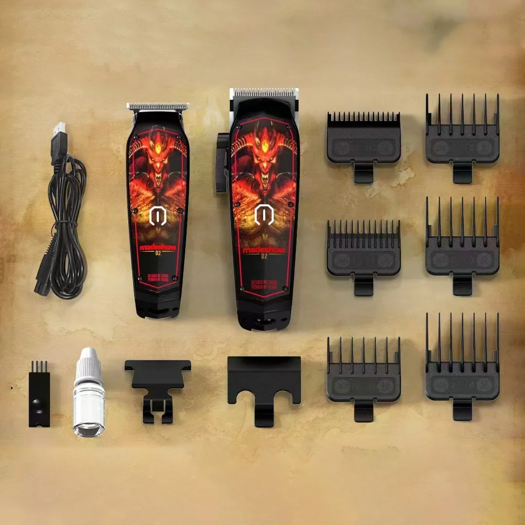 2024 НОВЫЙ набор машинки для стрижки волос MadeShow M10M11 D2 Doub SET триммеров 0 1 мм