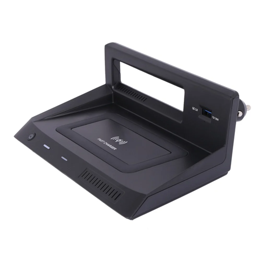 15 Вт автомобильное беспроводное зарядное устройство для Tiguan MK2 2019 2020 Быстрая