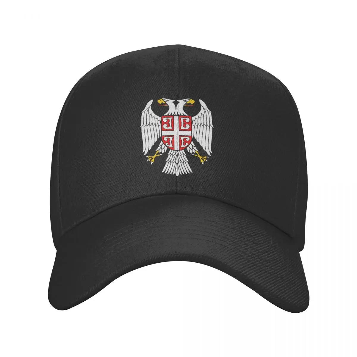 

New Serbian Eagle Coat Of Arms Baseball Cap Women Men Breathable Serbian Flag Dad Hat Outdoor Snapback Caps
