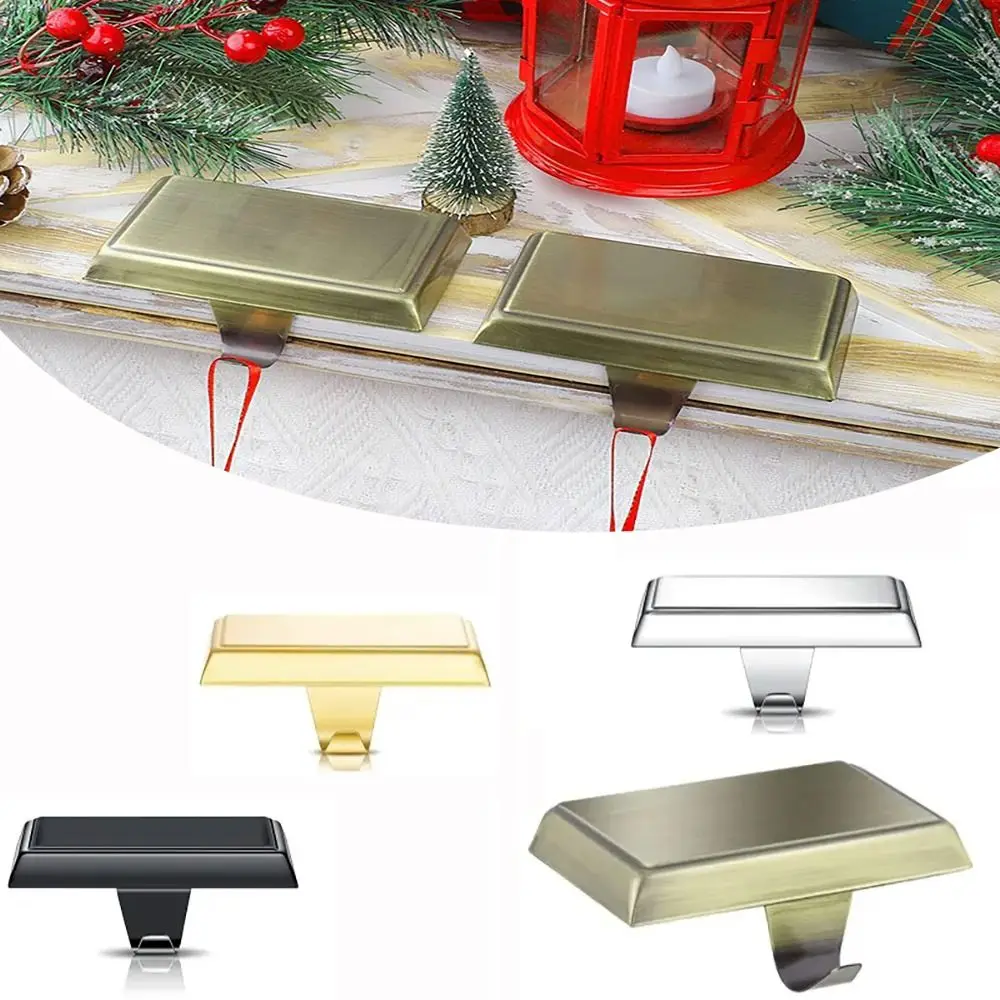 

Аксессуары для украшения, рождественская подвеска с крючком для камина, Рождественские декоративные подвески для носков, регулируемые рождественские аксессуары