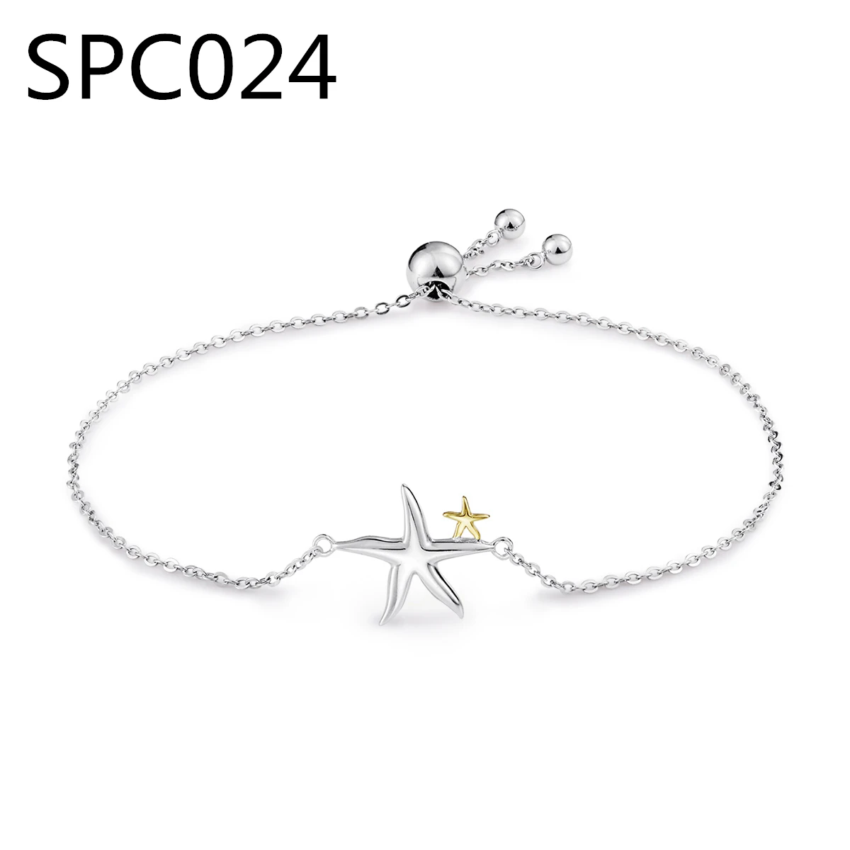 

(With box) SPC2 Featured Brand Sparkling Strand Bracelet Women Link Tennis Bracelet Silver Jewelry DZ