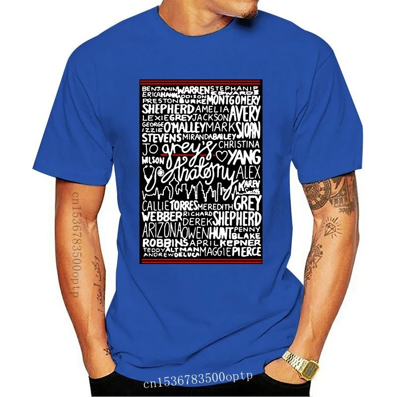 

New Men tshirt Grey's Anatomy Greys Anatomy T Shirt women T-Shirt tees top