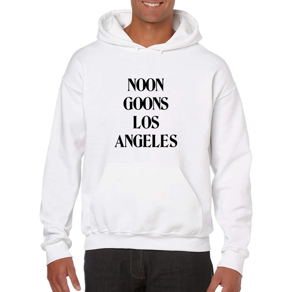 

NOON GOONS Unisex Cotton Versatile Casual Letter Print Hoodie