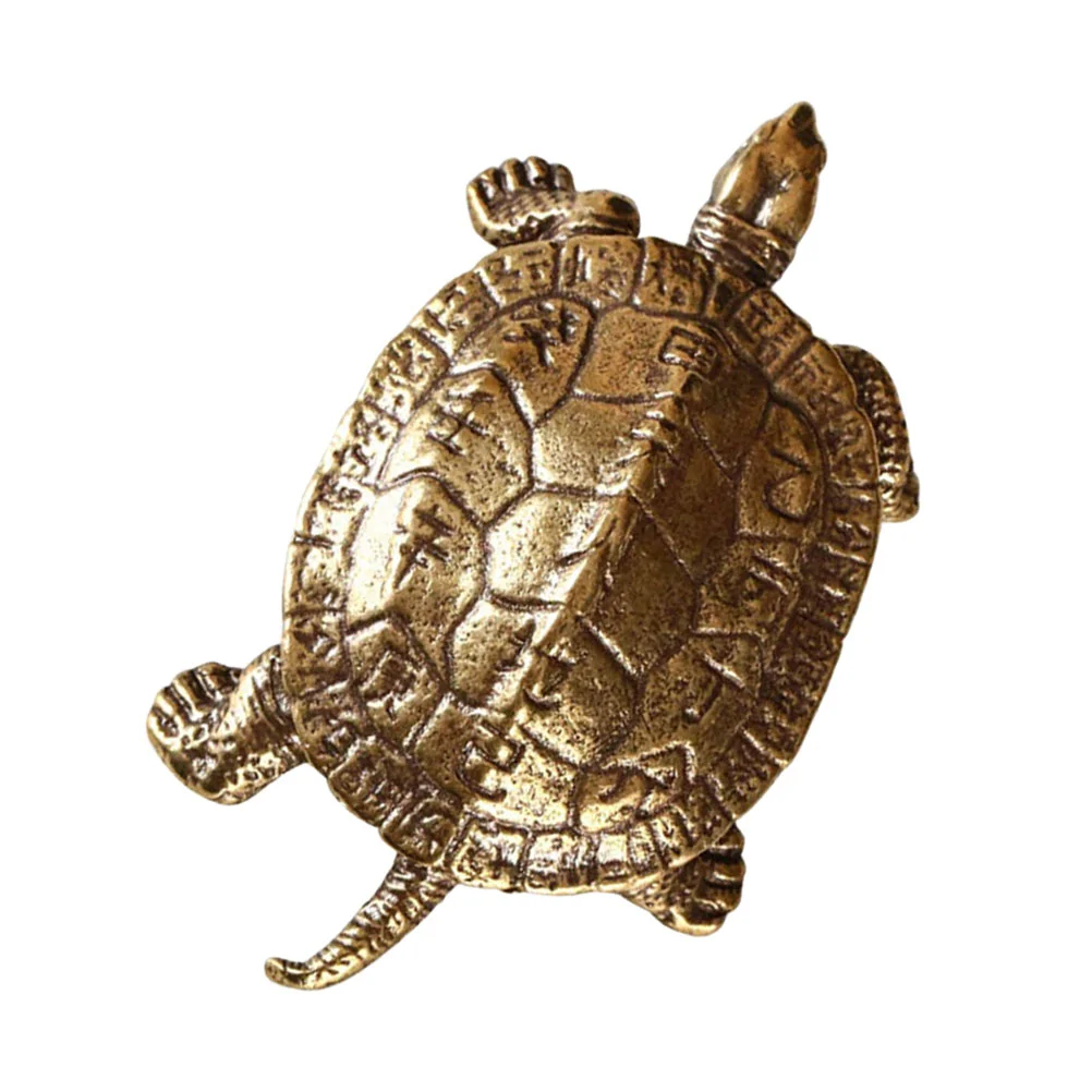 

Desktop Adornment Decorative Turtle Model Brass Craft Ornament Brass Tea Pet