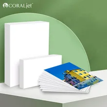 Coraljet 잉크젯 인쇄에 완벽한 고품질 광택 인화지, 8.3x11.7 인치 (A4) 4x6 인치 (4R), 180, 210, 230gsm, 50 매