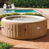 Устали от скучных надувных бассейнов Мы тоже! Мы нашли что-то поинтереснее:

Надувное джакузи#2