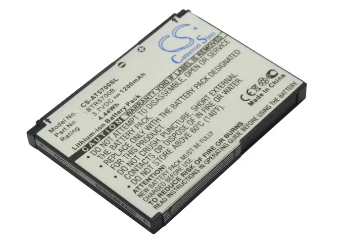 

CS 1200mAh / 4.44Wh battery for Audiovox SMT5700, SMT-5700 BTR5700B