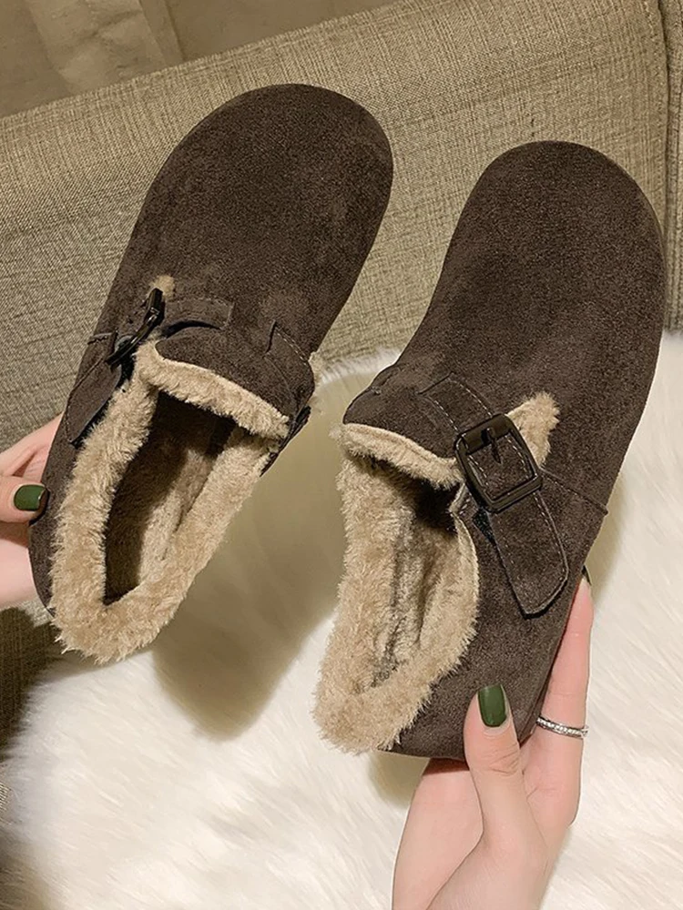 

Brand Women's Shoes Boots-Women Flat Heel Round Toe Winter Footwear Australia Fashion 2023 Low Ladies Mid-Calf Mid Calf Snow