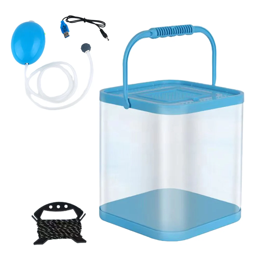 

Bucket Fishing Bucket At Home In The Car 25.5*23*23cm Dissolved Oxygen Foldable Not Clogged 1.5w 1pc Brand New