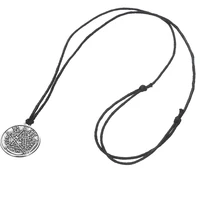 pentagram necklace for women men pentagrama collar tetragrammaton wicca goth viking wiccan supplies jewelry accessories goth