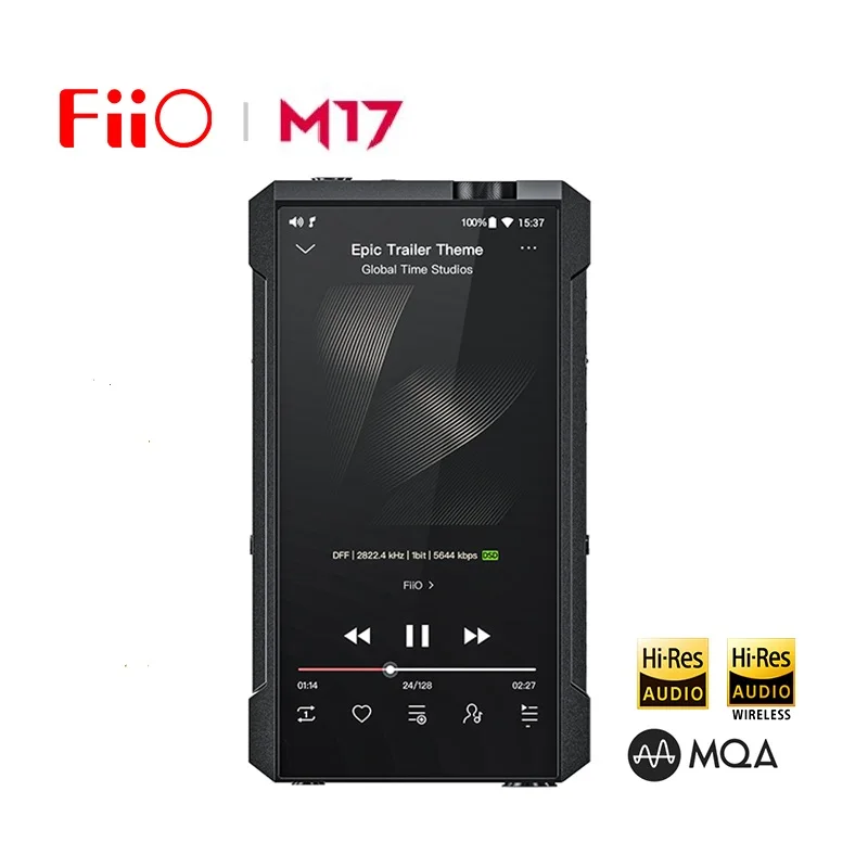 FiiO M17 Portable Desktop Hi-Res Music Player Android 10 HiFi MP3 with Dual ES9038PRO /THXAAA-78+ DSD512 Bluetooth 5.0 MQA