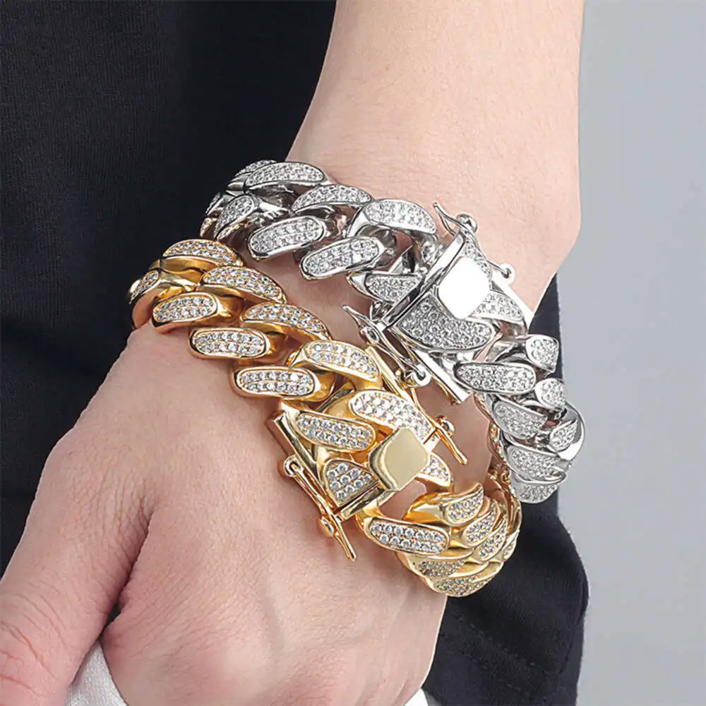 Jwy Изготовленный на заказ золотой и посеребренный латунный браслет-цепочка с