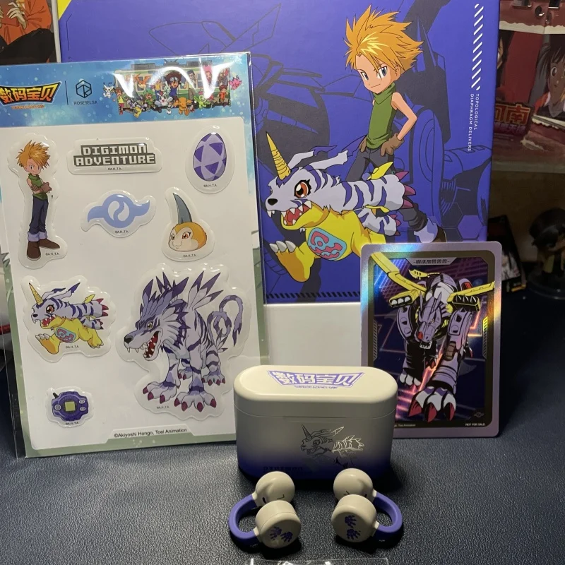Беспроводные Bluetooth-наушники Digimon Adventure Ear Clip: Агумон и Тейлмон – Хит продаж! Наушники для спорта, бега, тренировок на открытом воздухе. Отличный подарок. (art.: 3920da49f7fd0) - 3920da49f7fd0