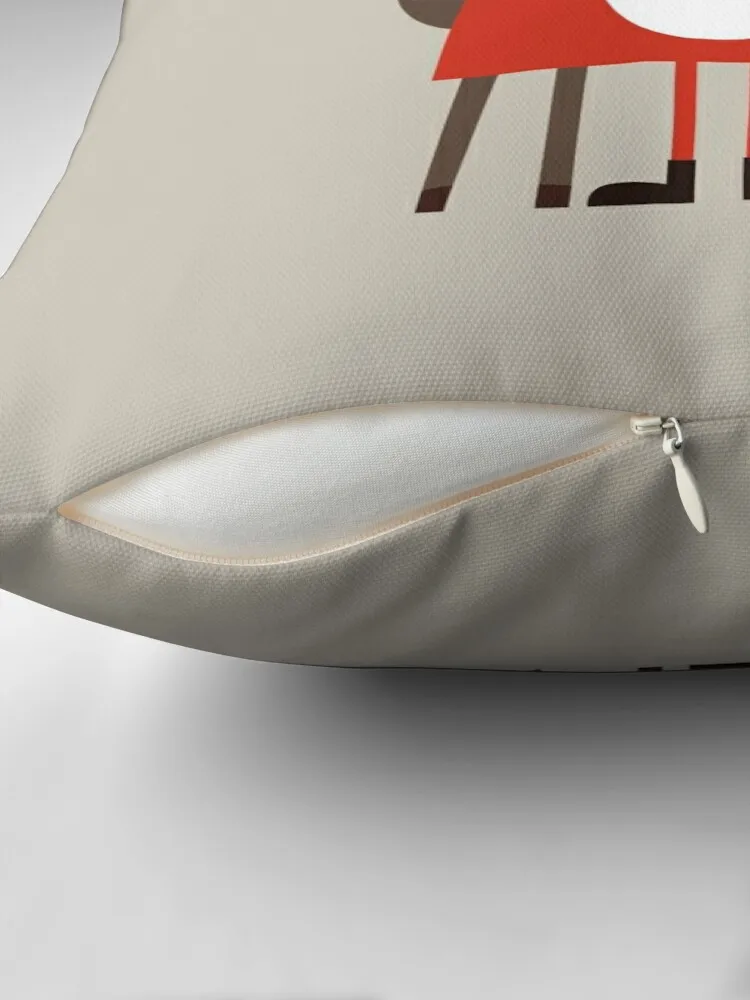 Подушка с Сантой и его оленем/Weihnachtsmann mit Rentier роскошная подушка