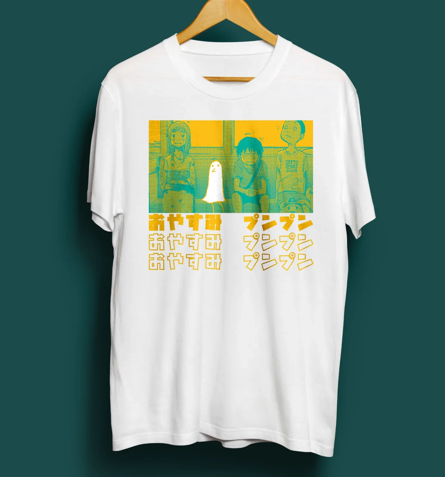 Аниме РУБАШКА УНИСЕКС Oyasumi с длинным рукавом рубашка