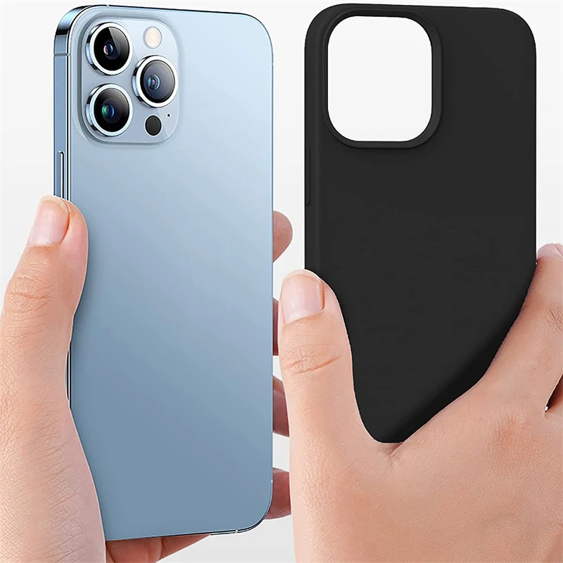 

Apple Original Phone Case For iPhone 13 11 12 Pro Max 12 Mini Case Liquid Silicone Cover For iPhone X XR XS Max 7 8 Plus 6 Cases
