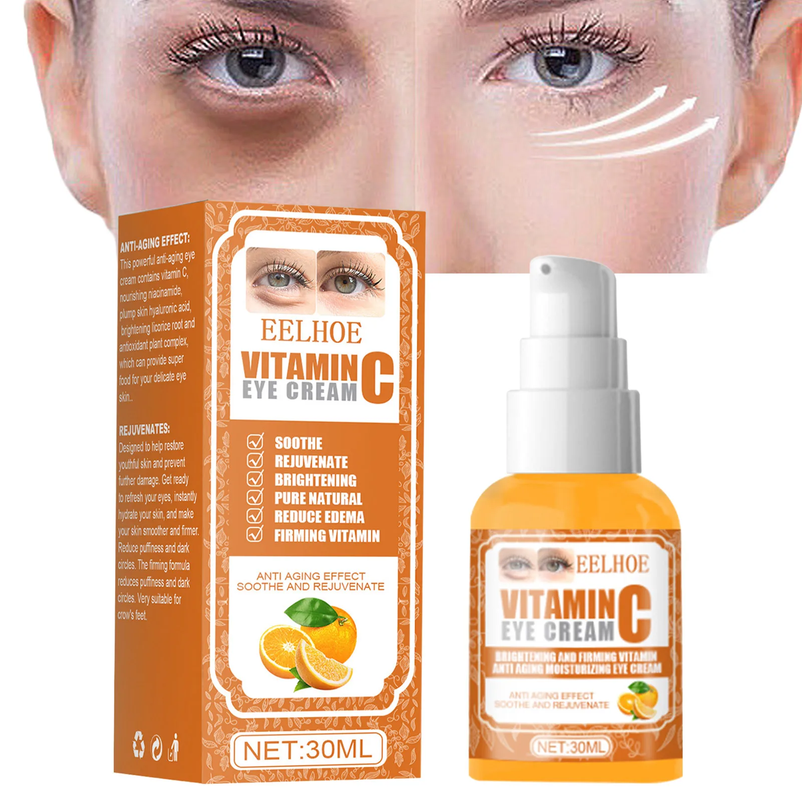 

Крем для области вокруг глаз, от Тёмных кругов и припухлости