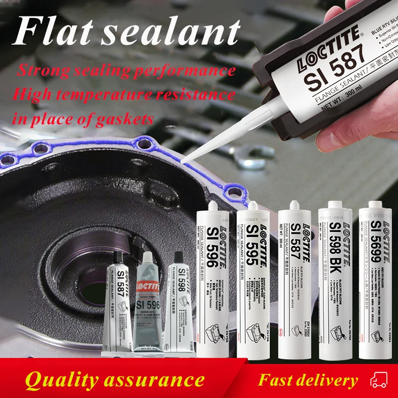 

Loctite 5910 595 598 587 RTV Repair Engine Plane Sealing Glue Adhesive Silicone Rubber Sealant Metal Pipe Bonding Valve Oil Tank