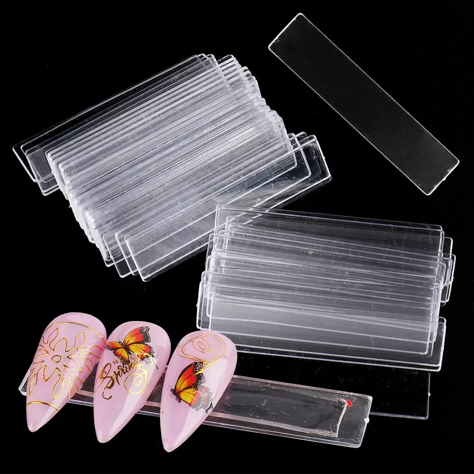 

Acrylic False Nail Tips Display Stand Transparent Showing Shelf Nail Art Tip Holder Strip Palette Tools For Manicure LYDP150-153