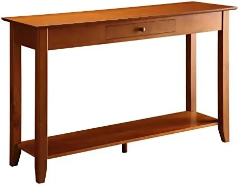 

Heritage Console Table with Drawer, Cherry