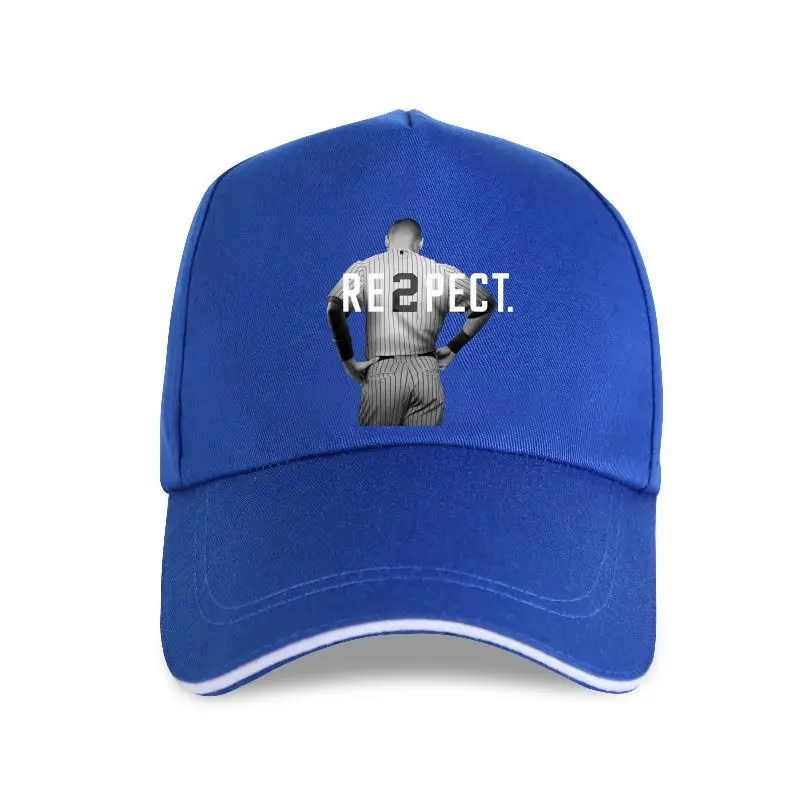 

2022 Fashion Respect Derek Jeter Re2pect 2 On Back York Uniform MJ Blue Baseball Baseball cap(2)