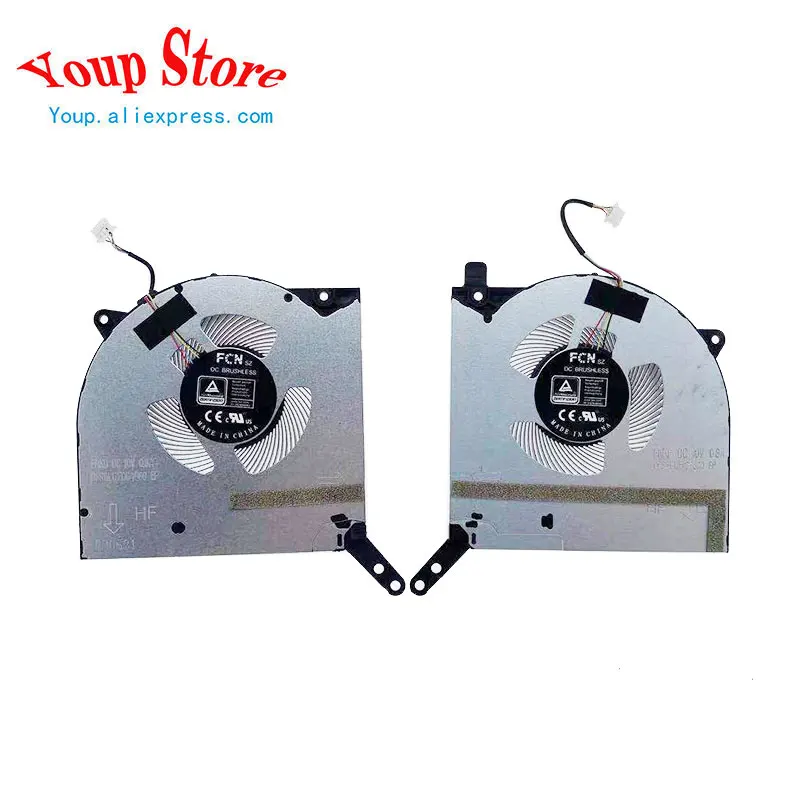 Новинка/оригинальный охлаждающий вентилятор для ноутбука Lenovo Legion 5 PRO-16 ACH6H Y560P R9000P Y9000P 2021 AMD CPU GPU FNKF DC 10V 0.8A 5H40S20277