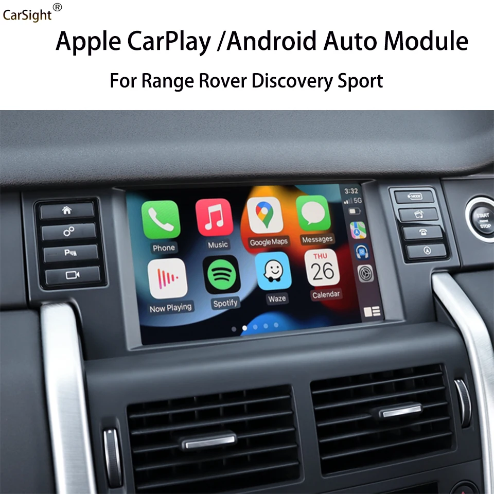 

Беспроводной автоматический интерфейс Apple Carplay Android для Jaguar F-Pace F-Type XE XF XJ, оригинальный экран для обновления парковочной системы