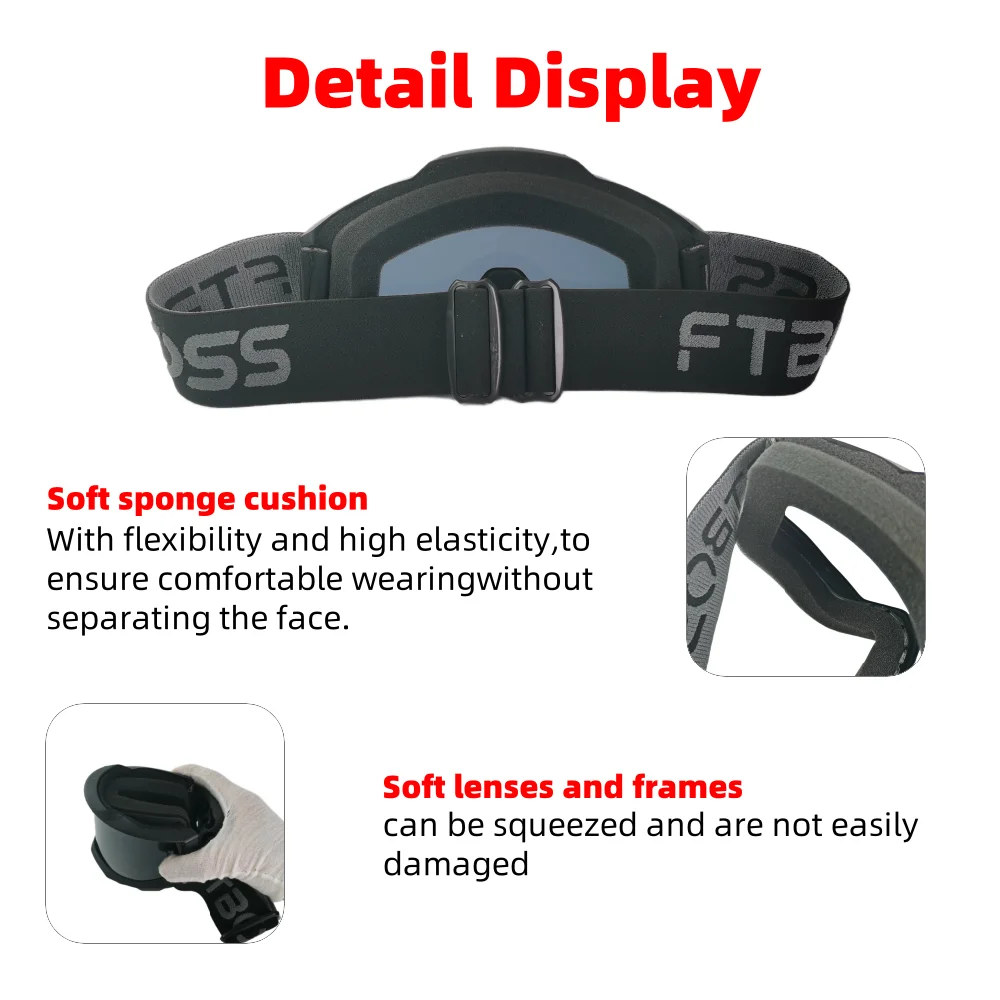 Лыжные очки зимние мотоциклы для езды на велосипеде подарочные линзы сумка очков