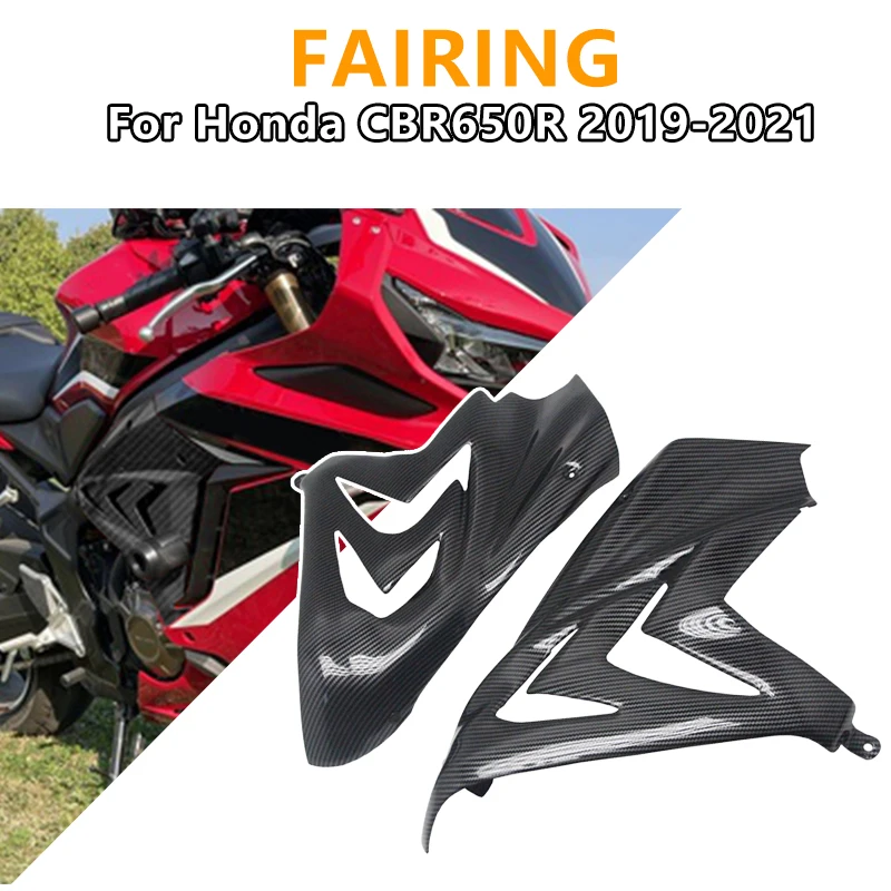 

For Honda CBR650R CBR650 R 2019 2020 2021 Motorcycle ABS Carbon Fiber Seat Side Cover Body Frame Protection Side Fairing