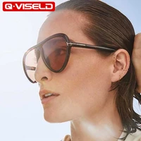 qviseld anti blue light oversized sunglasses women 2022 luxury brand designer sun glasses men fashion vintage shades for women