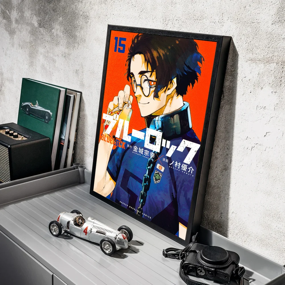 Японское аниме синий замок плакат наклейки в стиле ретро современный и