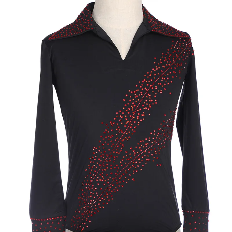 customized kids adult figure skating bodysuit boys' performance competition costume men's ballet jumpsuit leotards gymnastics