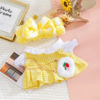 30cm lalafanfan duck clothes accessories for 30 cm doll accessories plush toy clothes headband bag soft stuffed toys for girls