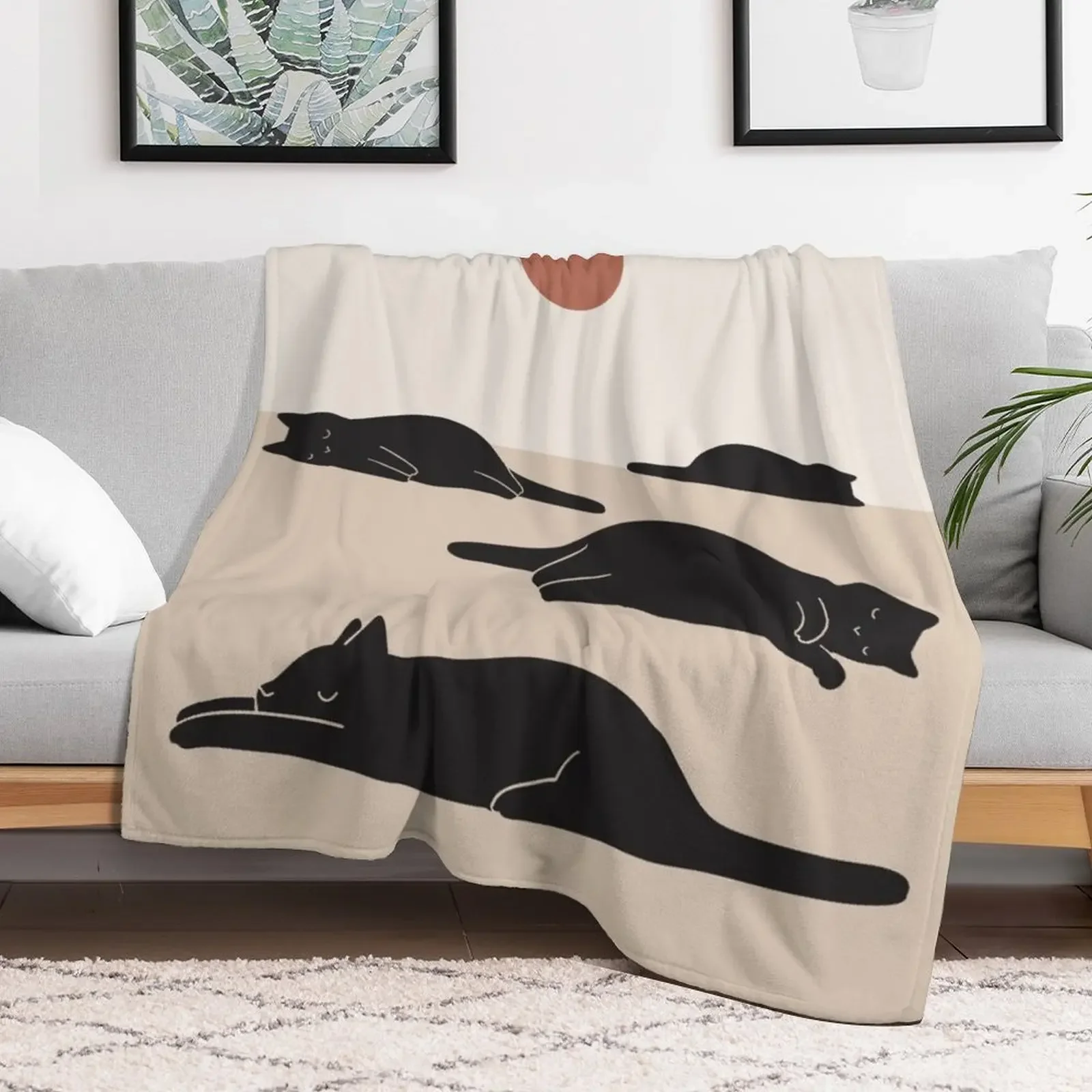 Одеяло Cat Landscape 69 роскошные пледы для кровати тонкие одеяла