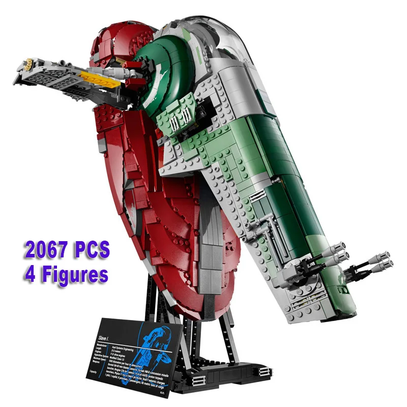 

UCS Slave 1 Building Block Bricks 19029 Educational Toys Birthday Christmas Gifts 60062 05037 Compatible 75060