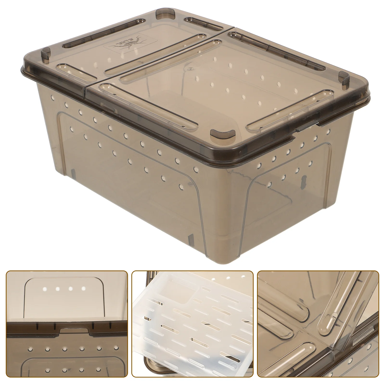 

Bottom Drainage Reptile Tank Turtle Clear Plastic Containers Household Tortoise