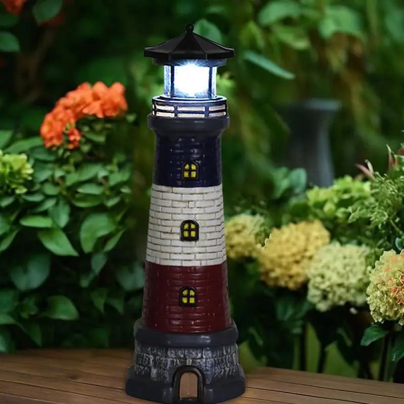 Наружная Статуэтка из смолы на солнечной батарее