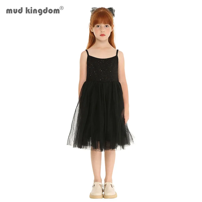 Платье-пачка для девочек без рукавов на тонких бретельках