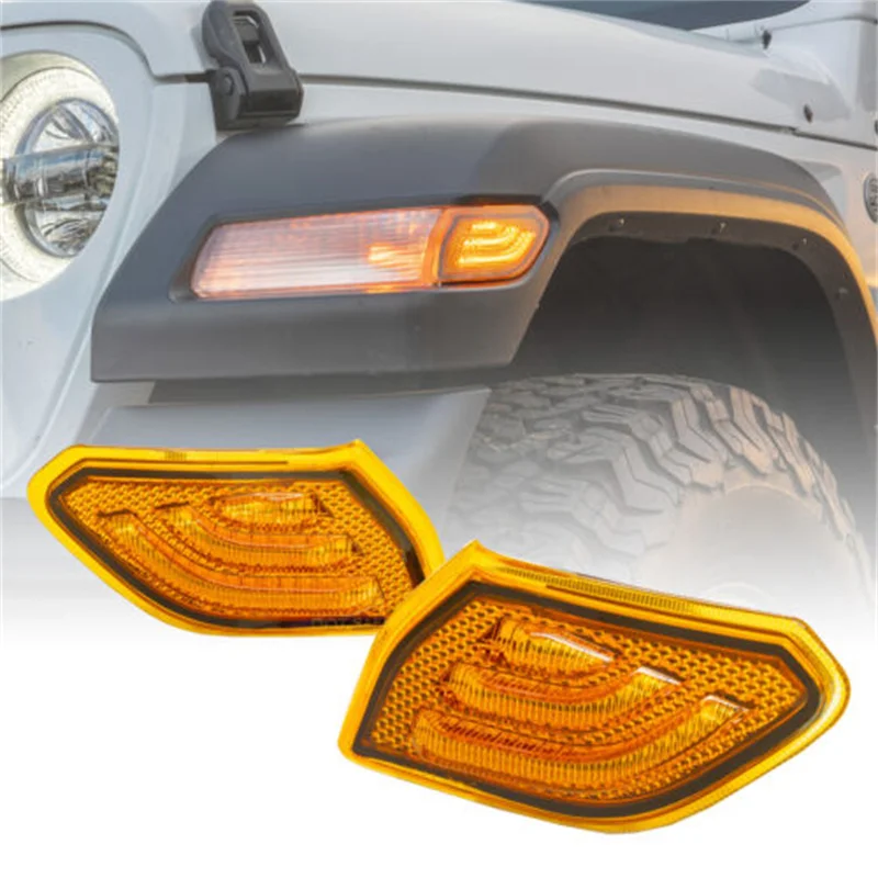 

2 шт., фонари поворота для Jeep Wrangler JL JLU 2018-2022