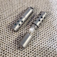 EDC Titanium Alloy Paracord Knife Beads Perfume Storage Box EDC Toys Outdoor Tools