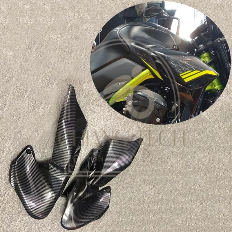 

New Motorcycle Side Trim Protector Cover Gas Fuel Tank Side Panel Fairing Cow Fit For Kawasaki Z900 Z 900 2020 2021