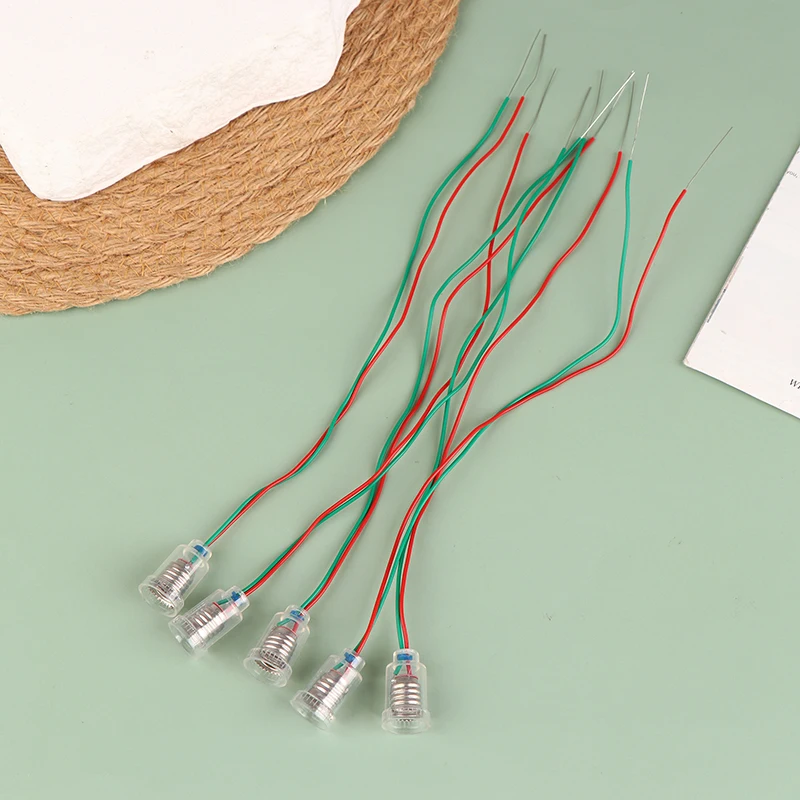 5 шт. универсальный патрон для лампы E10 с проводом небольшой основание