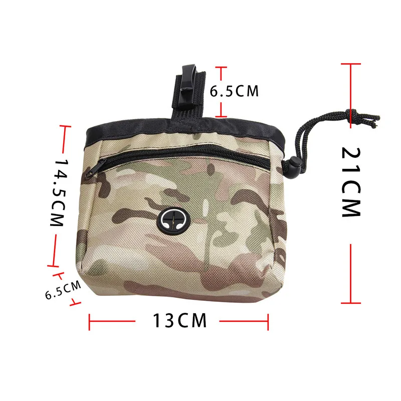 

2022 1PCS Fashion Hot Sale Portable Pet Dog Puppy Pouch Walking Food Treat Snack Bag Agility Bait Training Pockets