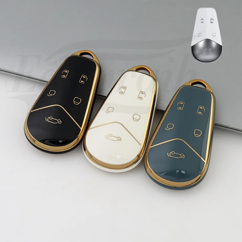 

Автомобильный чехол для ключей из ТПУ, умный оцинкованный брелок для автомобиля, украшение для ключей, аксессуар для интерьера