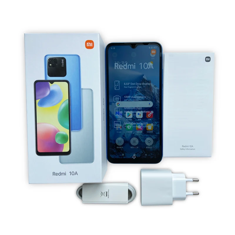 Xiaomi Redmi 10A 10 A Global Version Smartphone 32GB/64GB/128GB 13MP Dual Camera 6.53