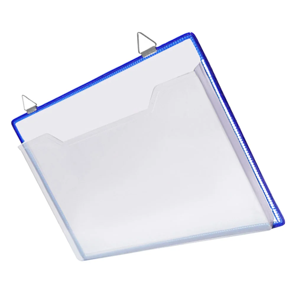 

Hanging File Organizer Storage Bag Plastic Document Holder Transparent Container