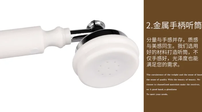 Новый модный фиксированный телефон в европейском стиле |