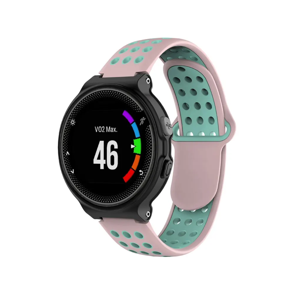Силиконовый ремешок для наручных часов Garmin Forerunner 220 230 235 630 620 735 S20 S5 S6